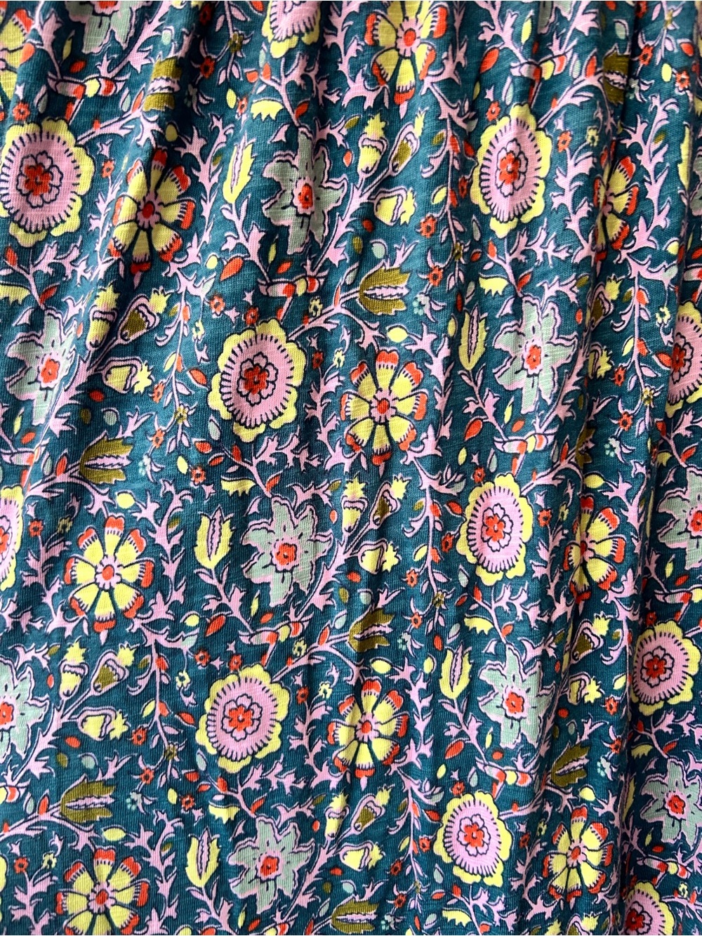 Boden Floral Ruffle Trim Dress US4 EUC - Picture 3 of 13